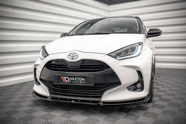 Maxton Front Splitter V.2 Toyota Yaris Mk4 - Gloss Black