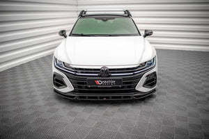 Maxton frontsplitter til Volkswagen Arteon R Sedan / Shooting Brake Mk1 Facelift – blank sort – billede 2 af 5