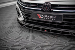 Maxton frontsplitter til Volkswagen Arteon R Sedan / Shooting Brake Mk1 Facelift – blank sort – billede 3 af 5