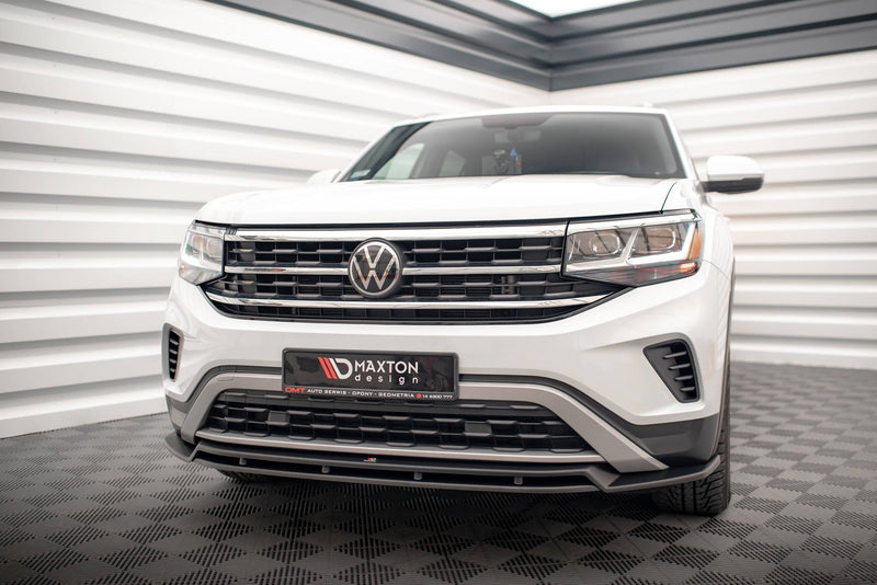 Maxton Front Splitter V.2 Volkswagen Atlas Cross Sport - Gloss Black