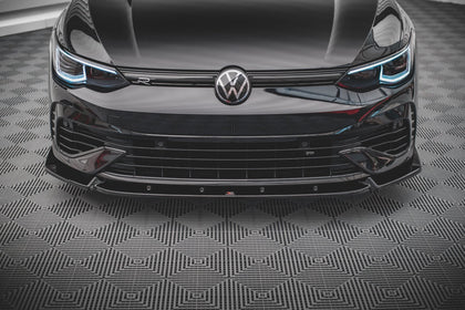 Maxton frontsplitter til Volkswagen Golf R Hatchback / Variant Mk8 – blank sort – billede 2 af 5