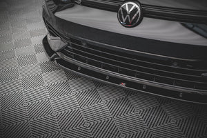 Maxton frontsplitter til Volkswagen Golf R Hatchback / Variant Mk8 – blank sort – billede 3 af 5