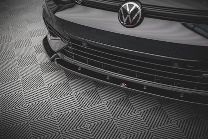 Maxton frontsplitter til Volkswagen Golf R Hatchback / Variant Mk8 – blank sort – billede 3 af 5