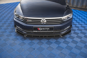 Maxton frontsplitter til Volkswagen Passat B8 – blank sort – billede 2 af 5