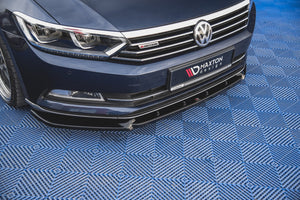 Maxton frontsplitter til Volkswagen Passat B8 – blank sort – billede 3 af 5