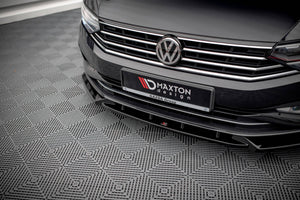 Maxton frontsplitter til Volkswagen Passat B8 Facelift – blank sort – billede 3 af 5