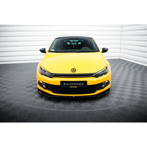 Maxton frontsplitter til Volkswagen Scirocco Mk3 – blank sort – billede 2 af 5