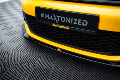 Maxton frontsplitter til Volkswagen Scirocco Mk3 – blank sort – billede 3 af 5