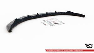 Maxton frontsplitter til Volkswagen T-Roc Mk1 – blank sort – billede 4 af 4