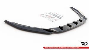 Maxton frontsplitter til Volvo S60 R-Design Mk2 Facelift – blank sort – billede 3 af 4