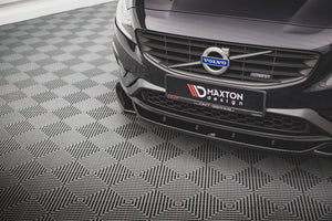 Maxton frontsplitter til Volvo S60 R-Design Mk2 Facelift – blank sort – billede 2 af 4