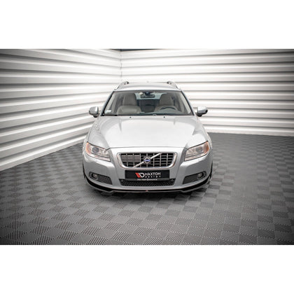 Maxton frontsplitter til Volvo V70 Mk3 – blank sort – billede 2 af 6