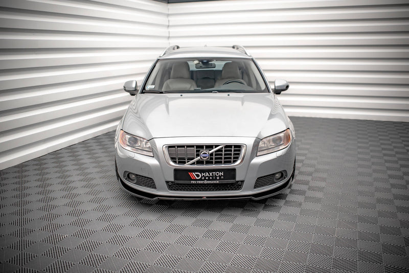 Maxton frontsplitter til Volvo V70 Mk3 – blank sort – billede 2 af 6