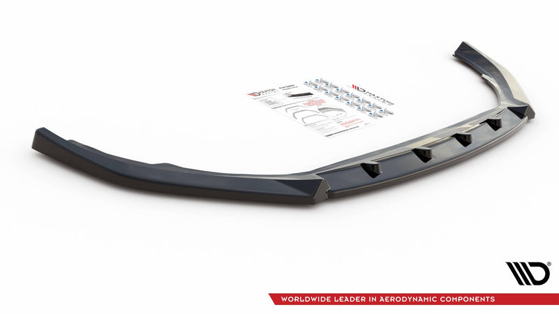 Maxton frontsplitter til Volvo V90 Mk2 – blank sort – billede 3 af 4