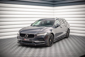 Maxton frontsplitter til Volvo V90 Mk2 – blank sort – billede 1 af 4