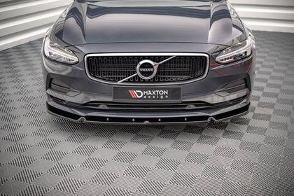 Maxton frontsplitter til Volvo V90 Mk2 – blank sort – billede 2 af 4