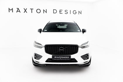 Maxton frontsplitter til Volvo XC60 Mk2 R-Design – blank sort – billede 2 af 5
