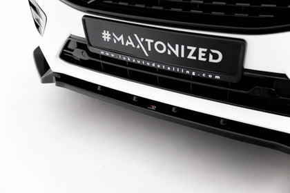 Maxton frontsplitter til Volvo XC60 Mk2 R-Design – blank sort – billede 3 af 5