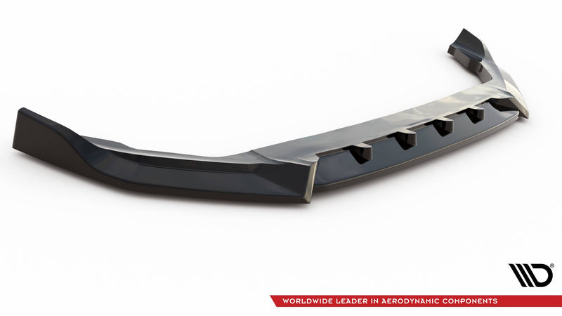 Maxton Front Splitter V.2 Volvo Xc90 R-Design Mk2 Facelift - Gloss Black