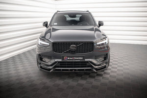 Maxton Front Splitter V.2 Volvo Xc90 R-Design Mk2 Facelift - Gloss Black