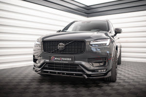 Maxton Front Splitter V.2 Volvo Xc90 R-Design Mk2 Facelift - Gloss Black