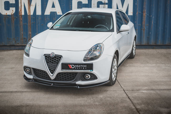 Maxton Front Splitter V.2 Alfa Romeo Giulietta Facelift - Gloss Black