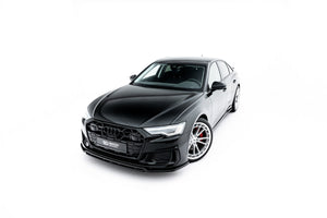 Maxton frontsplitter til Audi A6 S-Line / S6 C8 / C8 Facelift – blank sort – billede 3 af 8