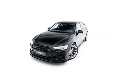 Maxton frontsplitter til Audi A6 S-Line / S6 C8 / C8 Facelift – blank sort – billede 3 af 8