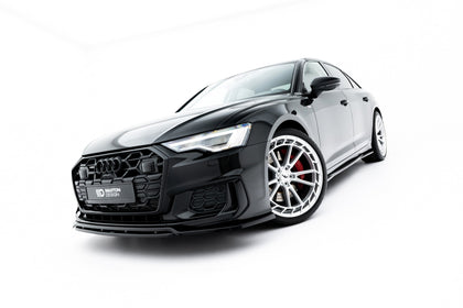 Maxton frontsplitter til Audi A6 S-Line / S6 C8 / C8 Facelift – blank sort – billede 4 af 8