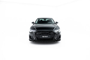 Maxton frontsplitter til Audi A6 S-Line / S6 C8 / C8 Facelift – blank sort – billede 2 af 8