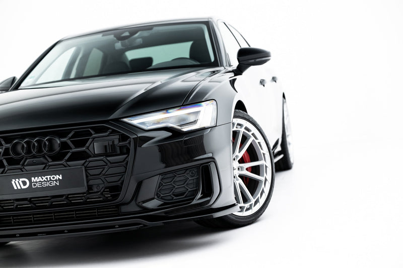 Maxton frontsplitter til Audi A6 S-Line / S6 C8 / C8 Facelift – blank sort – billede 6 af 8