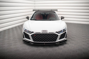 Maxton Front Splitter V.3 Audi R8 Mk2 Facelift - Gloss Black