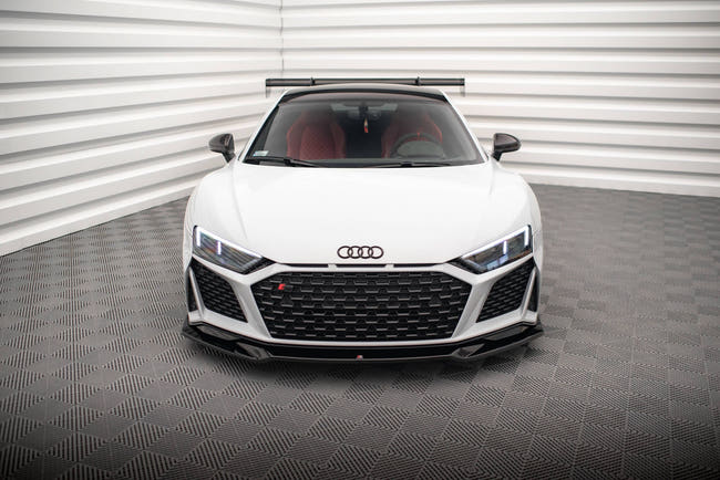 Maxton Front Splitter V.3 Audi R8 Mk2 Facelift - Gloss Black