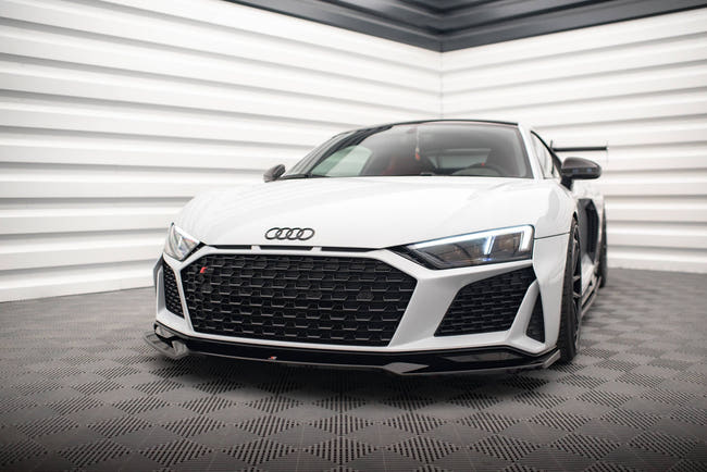 Maxton Front Splitter V.3 Audi R8 Mk2 Facelift - Gloss Black