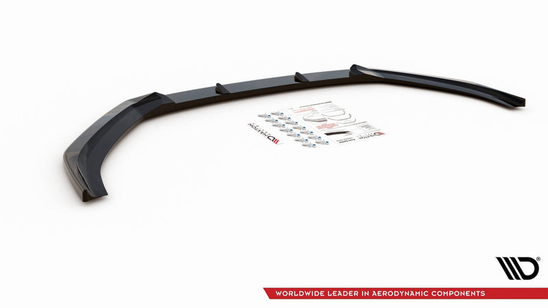 Maxton frontsplitter til Audi S3 / A3 S-Line 8V Facelift Sedan – blank sort – billede 7 af 7