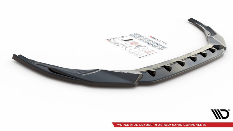 Maxton frontsplitter til Audi S3 / A3 S-Line 8Y – blank sort – billede 4 af 5