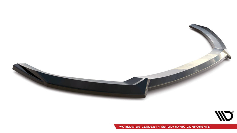 Maxton frontsplitter til Audi S3 / A3 S-Line Sportback 8V Facelift – blank sort – billede 4 af 5