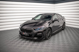 Maxton frontsplitter til BMW 2 Gran Coupe M-Pack / M235i F44 – blank sort – billede 1 af 4