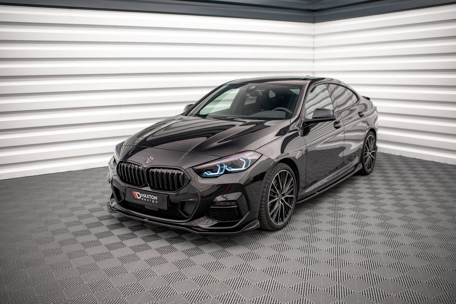 Maxton frontsplitter til BMW 2 Gran Coupe M-Pack / M235i F44 – blank sort – billede 1 af 4