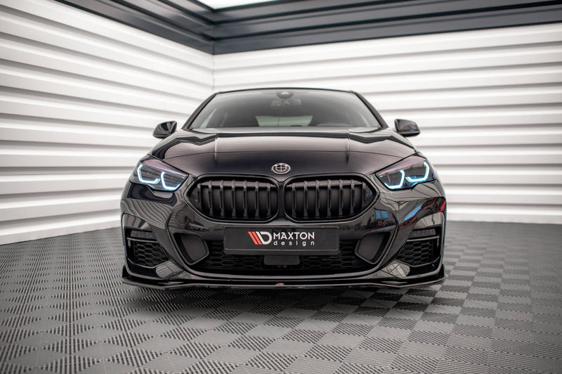 Maxton frontsplitter til BMW 2 Gran Coupe M-Pack / M235i F44 – blank sort – billede 2 af 4