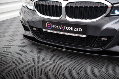 Maxton frontsplitter til BMW 3 M-Pack G20 – blank sort – billede 2 af 4