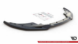Maxton frontsplitter til BMW 4 M-Pack / M440i G22 / G23 / G22 Facelift / G23 Facelift – blank sort – billede 3 af 4