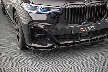 Maxton frontsplitter til BMW X7 M-Pack G07 – blank sort – billede 2 af 4