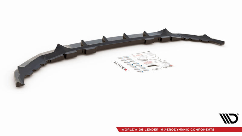 Maxton frontsplitter til BMW X7 M-Pack G07 – blank sort – billede 4 af 4