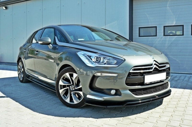 Maxton Front Splitter V.3 Citroen DS5 Facelift - Gloss Black