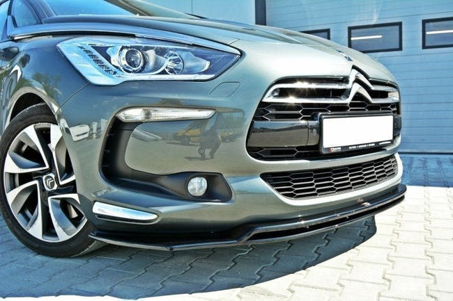 Maxton Front Splitter V.3 Citroen DS5 Facelift - Gloss Black
