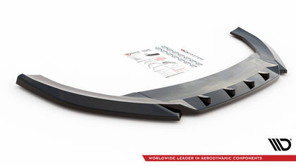 Maxton frontsplitter til Cupra Leon Mk1 – blank sort – billede 3 af 4