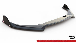 Maxton Front Splitter + Flaps V.3 Toyota Gr Yaris Mk4 - Gloss Black