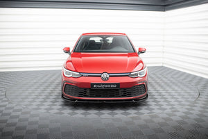 Maxton frontsplitter til Volkswagen Golf GTI / GTE / GTD / R-Line Mk8 – blank sort – billede 2 af 5