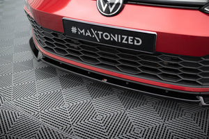 Maxton frontsplitter til Volkswagen Golf GTI / GTE / GTD / R-Line Mk8 – blank sort – billede 3 af 5